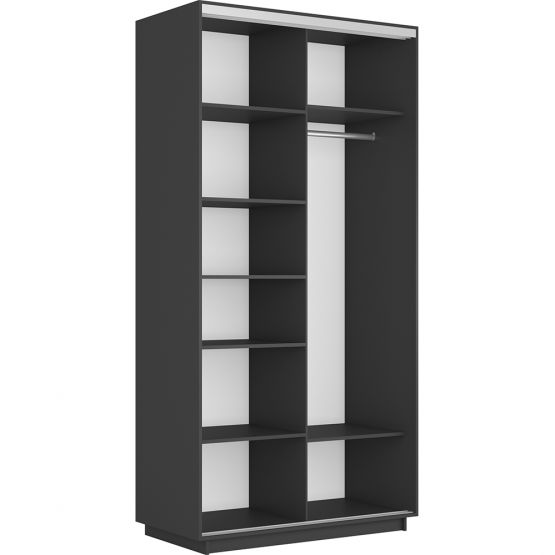 Шкаф 2-х дверный Серый Диамант (1200*2400)