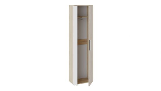 Шкаф для одежды «Нуар» тип 1 Дуб Сонома/Белый ясень