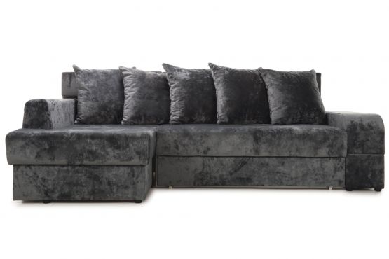 Марго 1 (27) угловой диван левый (УЛ) серый велюр