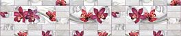 Фартук фотопечать «Орхидеи» АБС 3000*600*1,5 мм